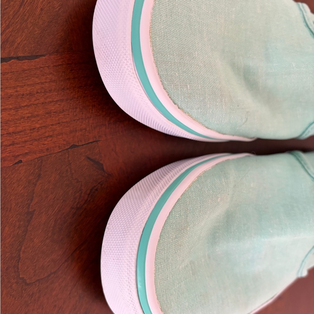 Mint Green Slip On VANS Women's Sneakers size 8 - Picture 4 of 16